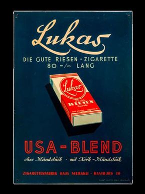 Lukas - Die gute Riesen-Zigarette (Um 1960)