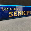 Senking Original Blechschild mit Simi-Glas-Überzug und Prismenschrift (Um 1910) A 89