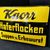 Knorr Haferflocken - Suppen- und Erbswurst (Emailleschild um 1920)