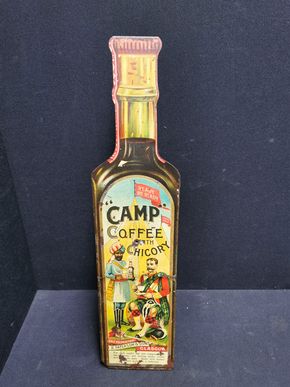 Camp Coffee with Chicory - R. Paterson & Sons / XL-Blechaufsteller um 1900 (Schottland)
