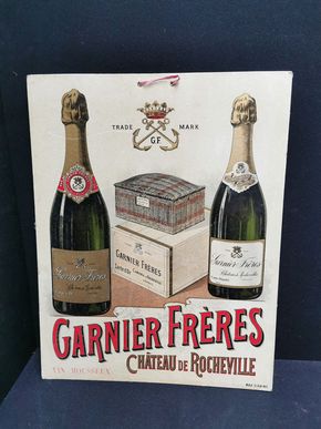 Garnier Freres - Chateau de Rocheville  (Pappwerbeschild um 1930)