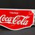 Coca Cola Fahnenschild aus der Zeit vor 1945 (beidseitig emailliert)