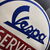 Vespa Service Emailschild 78 cm - D um 1955