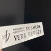 Salon Vera Berger Kosmetik Emailleschild 45 x 14 cm