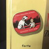 Original Marschall Dog und Baby Brand - Nadeln - Semiglasschild um 1955
