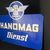 Hanomag Dienst XXL Emailschild - D um 1950