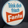 Fanta - Trink dich frisch (60er Jahre Werbeschild)