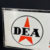 Dea Öl Heizöl - XL Blechschild 98 x 33 cm um 1950/60