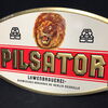 Löwenbrauerei - Böhmisches Brauhaus Berlin / Pilsator Werbepappschild (50er/60er Jahre)