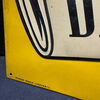 Die neue Zeitung - Altes Blechschild 22 x 44 cm 3 D Prägung - D um 1950