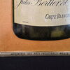 Jules Bertier & Cie - Creme de Breze -  Blechschild Sekt Champagner 40 x 33 Frankreich um 1925 