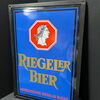 Riegeler Bier - Meyer & Söhne Riegel in Baden (Emailleschild im originalen Metallrahmen)