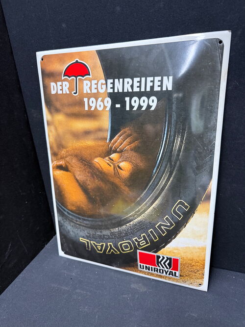 Uniroyal Regenreifen Emailschild (REPRODUKTION)
