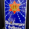 Würzburger Hofbräu (großes Emailleschild 1930/1950)