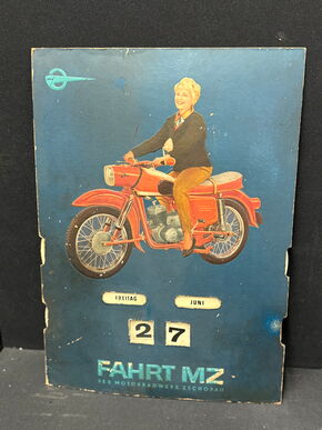 Motorradwerk Zschopau Endloskalendet (Wohl 60er Jahre)