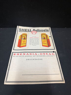 Shell Preisliste V2 von 1928