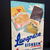 Langnese Eis Blechschild mit Werbung für Domino und Happen (Um 1960)