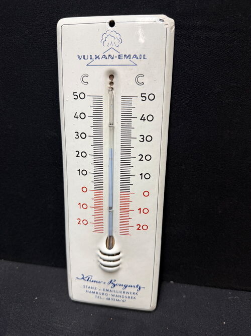 Emaillierwerk Klimo und Bongartz (Werbethermometer)