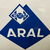 Aral - BV Aral Emailleschild von Öelpumpenschrank (Um 1950)