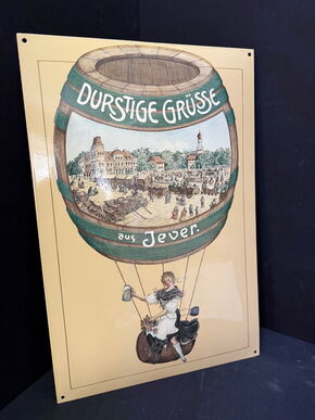 Durstige Grüße aus Jever (Wohl Jever Brauerei)