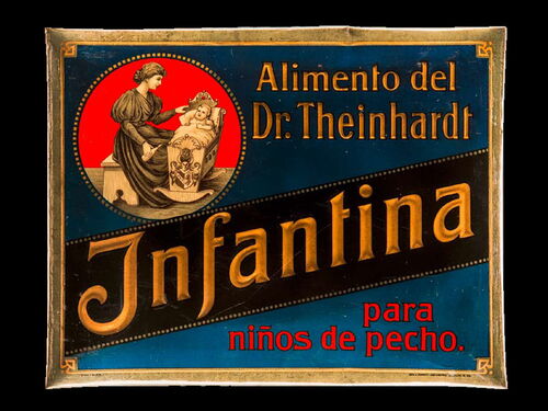 Dr. Theinhardt Säuglingsnahrung Infantina, ca. 1908-1914