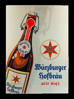 Würzburger Hofbräu - Seit 1643 (Um 1960)