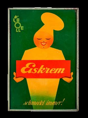 Bolle – Eiskrem, um 1930/1950