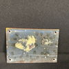 Emailschild Notbremse 14 x 9,5 cm um 1915