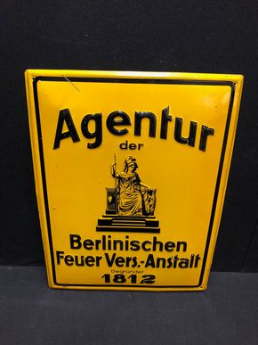 Berlinische Feuer- Versicherungs Anstalt - Agentur (Um 1920) A157