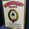 Serravallos Tonic / Italienischen Blechschild aus der Zeit um 1900