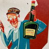 Calvados Floquet - Werbepappe mit fantastischer Figur (1930/1950)