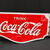 Coca Cola Fahnenschild aus der Zeit vor 1945 (beidseitig emailliert)