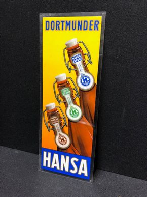 Dortmunder Hansa - Kunststofftürschild der 60er Jahre