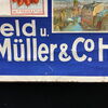 D. Müller & Co. Hamburg - Samen für Feld und Garten (Plakat mit Metallschienen / Um 1930)