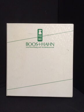 Boos & Hahn Verkaufshandbuch (Kunststoffordner) aus der Zeit um 1975 (selten)