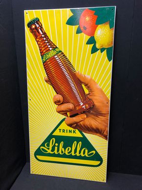 Libella Limonade - Blechschild im Stil eines Emailschildes (60er Jahre)