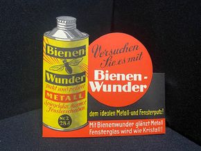 Bienenwunder - Pappaufsteller um 1930