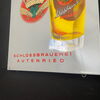 Autentieder Bier - Schlossbrauerei Autenried Bierschild Emailschild um 1950