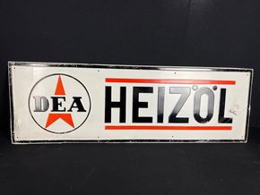 Dea Öl Heizöl - XL Blechschild 98 x 33 cm um 1950/60