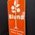 Bluna Werbeschild im Kunststoffmantel (60er Jahre)