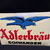 Adlerbräu Schwanden Emailschild 49 x 33 cm - Schweiz um 1925