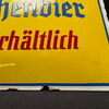 Königsbacher Flaschenbier Emailleschild 50x33 cm D - um 1930