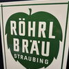 Röhrl Bräu Straubing / München 50 x 33 cm - Emailschild - D um 1960