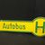 Autobus - Altes Werbeschild - Gusseisern - Haltestelle - Beidseitig 70 x 25 cm