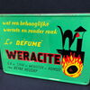 Weracite (Briketts) Blechwerbeschild (Um 1965)