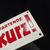 Fasse Dich kurz - Nimm Rücksicht auf Wartende - Emailschild 33 x 9 cm D - um 1930