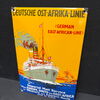Deutsche Ost-Afrika-Linie (Emailleschild Reproduktion)