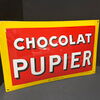 Chocolat Pupier (Rote Version des gewölbten Emailleklassikers)