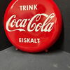 Coca Cola - Trink Coca Cola eiskalt (Emailleschild aus der Zeit um 1980)