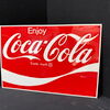 Coca Cola - Enjoy (Flaches Emailleschild um 1990)